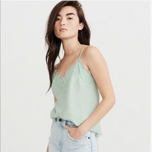 *SOLD* Sage Green Polka Dot Cami